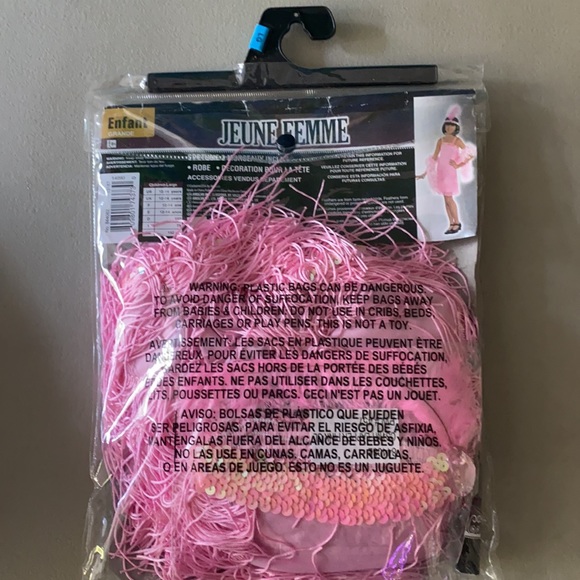 Flapper pink Halloween costume brand new - Picture 2 of 3